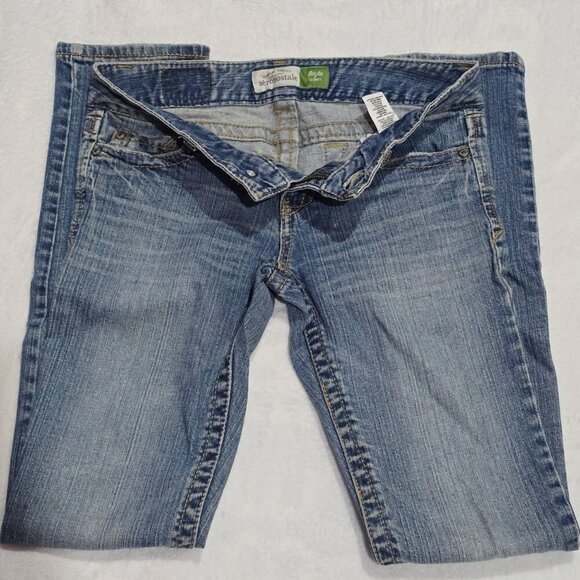 Aeropostale ✦ Bayla Skinny Jeans ✦ Medium Wash Stretch Denim Y2k Vibes Size 1–2 - Picture 5 of 11